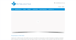 Desktop Screenshot of deleaupourtous.org